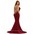 Atacado Barato Plus Size Spaghetti Mermaid Evening Dress